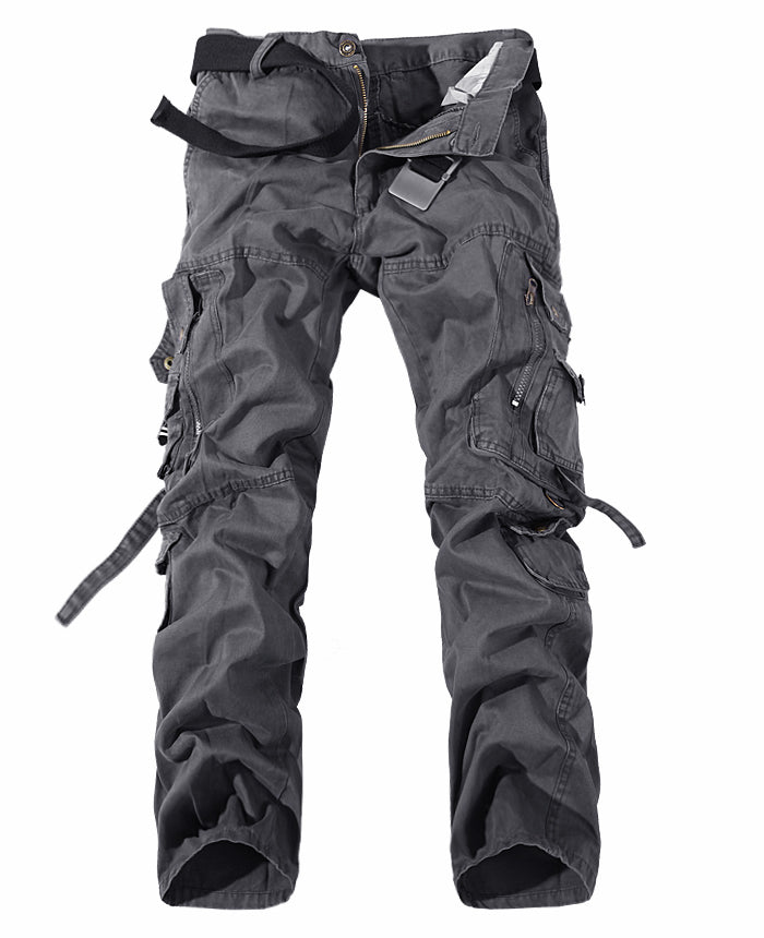 Men's Multi-pocket Cargo Pants Washed Hot Sale Cargo Pants - cas7m