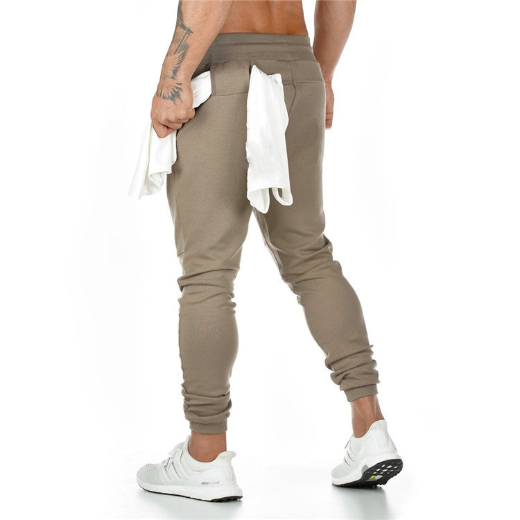 Sports pants men's hanging towel running training pants - cas7m