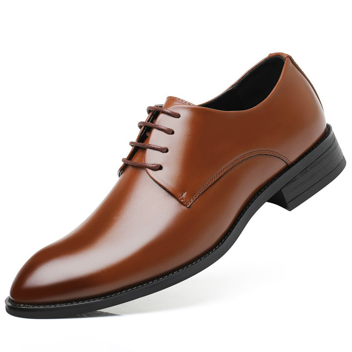 Four new shoes men's dress shoes black tie business men leather shoes factory direct code - cas7m