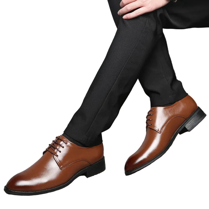 Four new shoes men's dress shoes black tie business men leather shoes factory direct code - cas7m