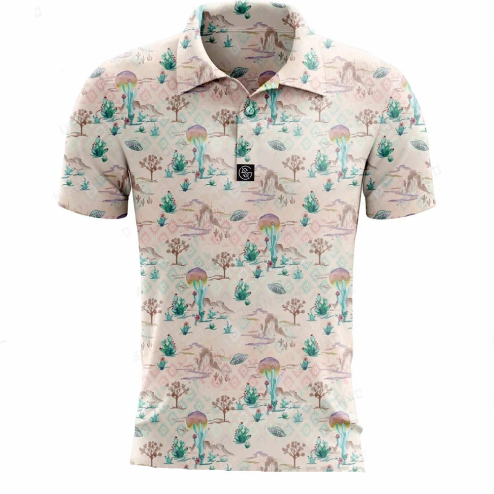 Polo Shirt Men's Quick-dry Army Golf Polo Shirt - cas7m