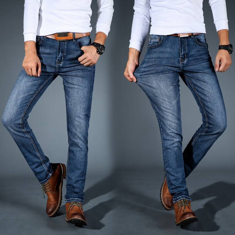 Men's casual Slim small straight tube trousers - cas7m