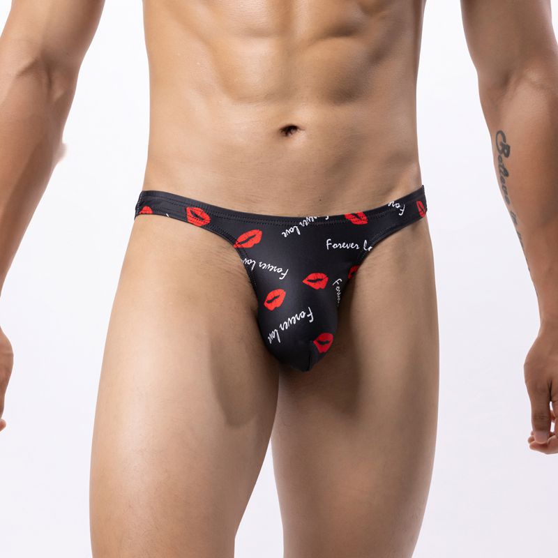 Men's Multicolor Printing Fashion Personality Panties - cas7m