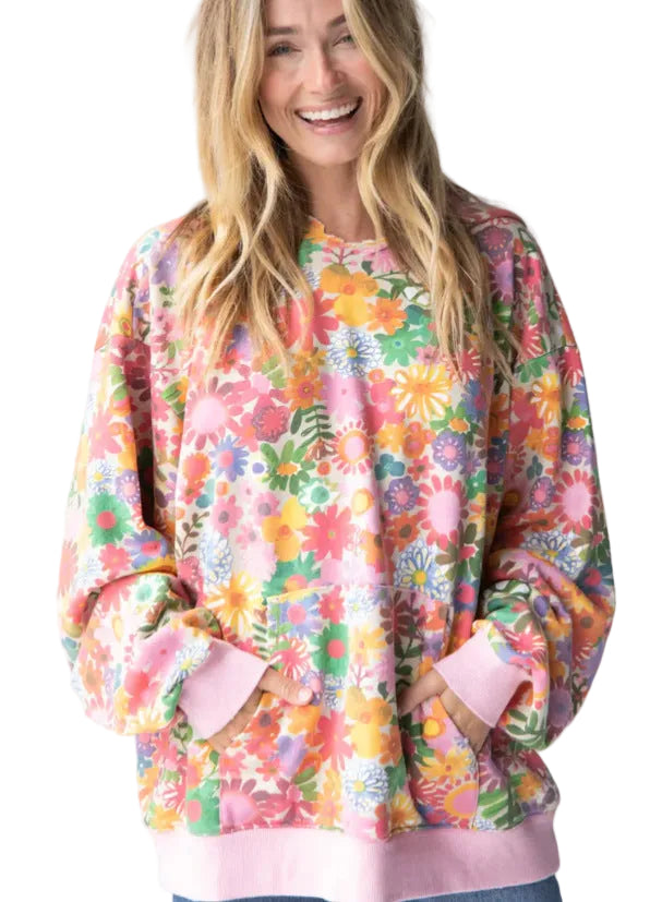 Women's Digital Printed Hoodie - cas7m