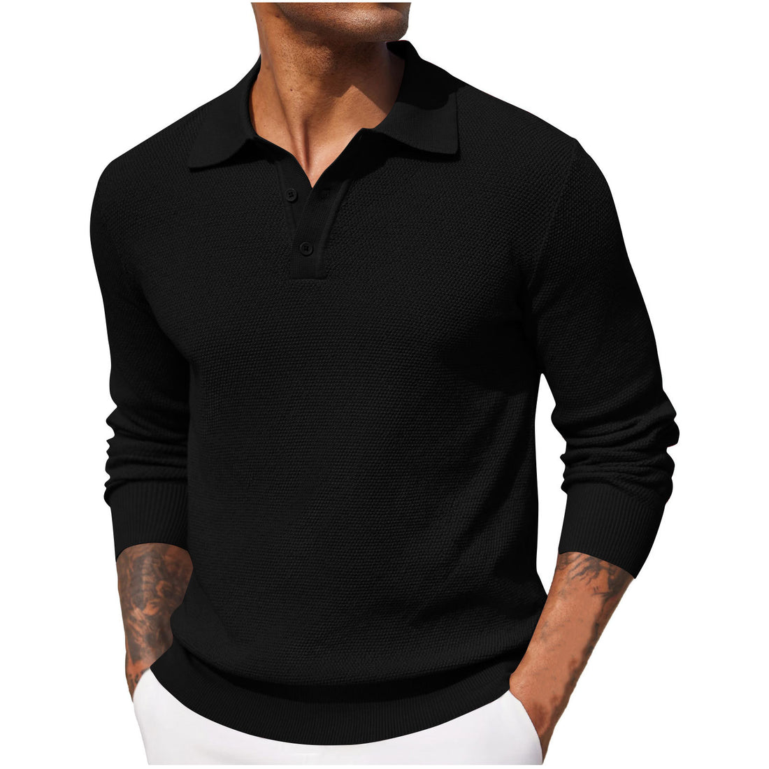 Autumn New Casual Long-sleeved Top For Men - cas7m