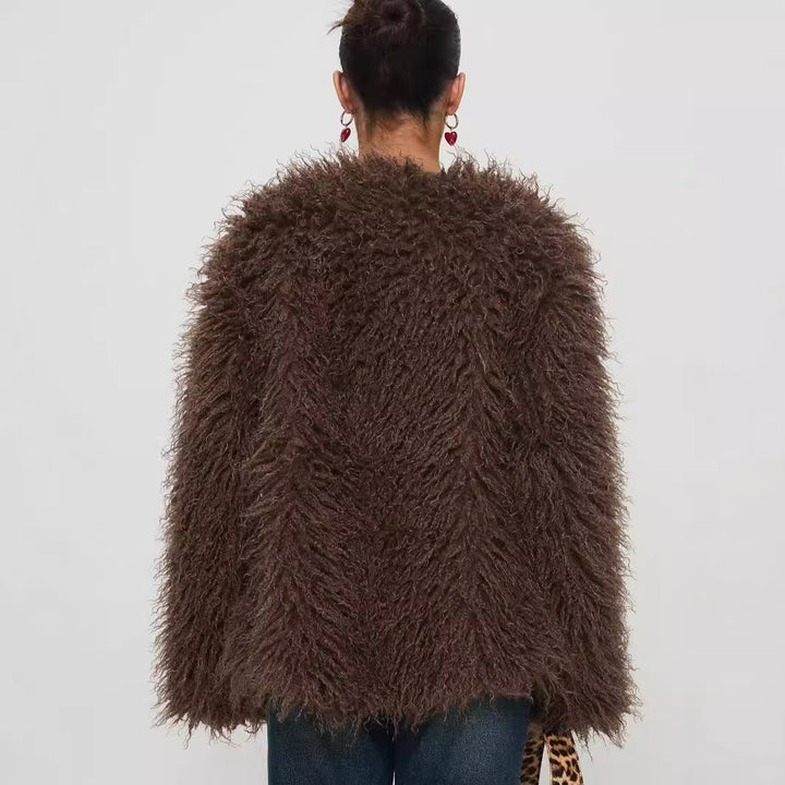 Coat Faux Fur Jacket - cas7m