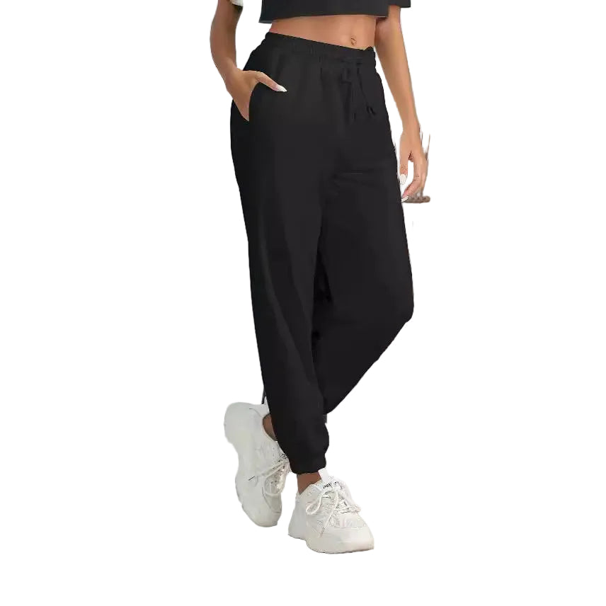 Velvet-Enhanced Casual Harem Pants - Japanese-Korean Style - cas7m