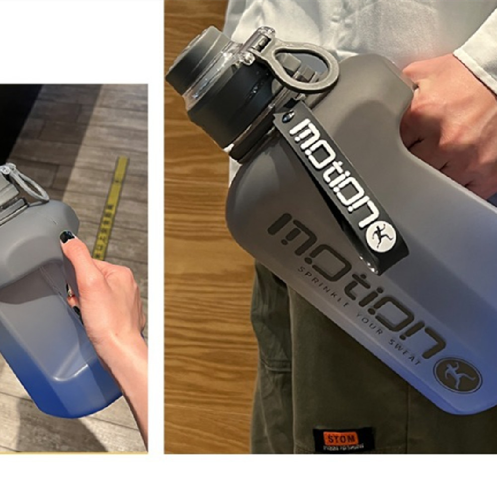 2000ml Large Water Bottle with Scale - cas7m