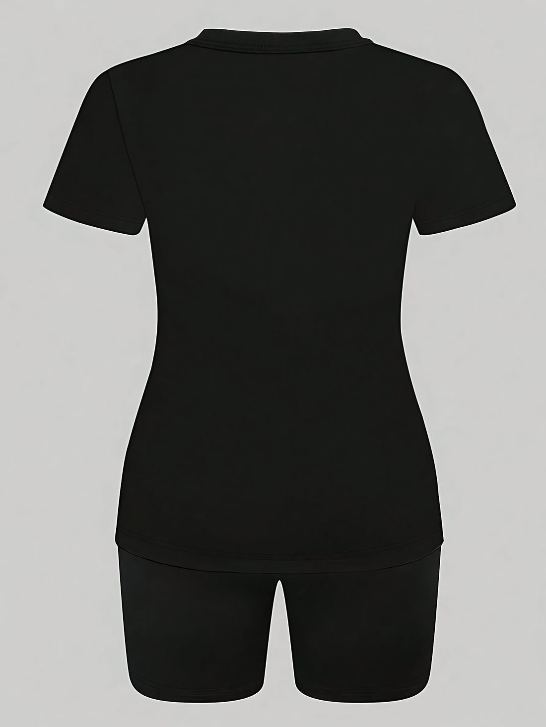 Printed Drop Shoulder T-Shirt Graphic Tees Women Tops - cas7m