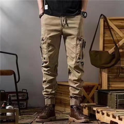 American Workwear Pants Men's Straight Functional Outdoor Tactics Casual Pants - cas7m