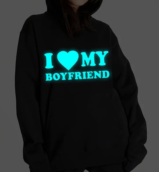 I Love My Boyfriend Girlfriend Hoodie - cas7m