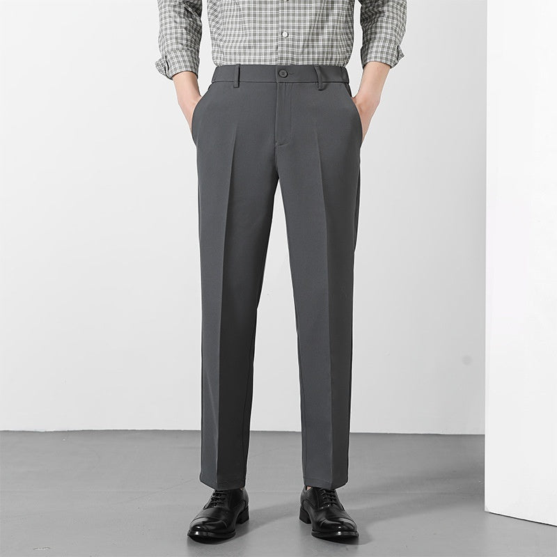 New Suit Pants Men's Ninth Casual Straight Pants - cas7m