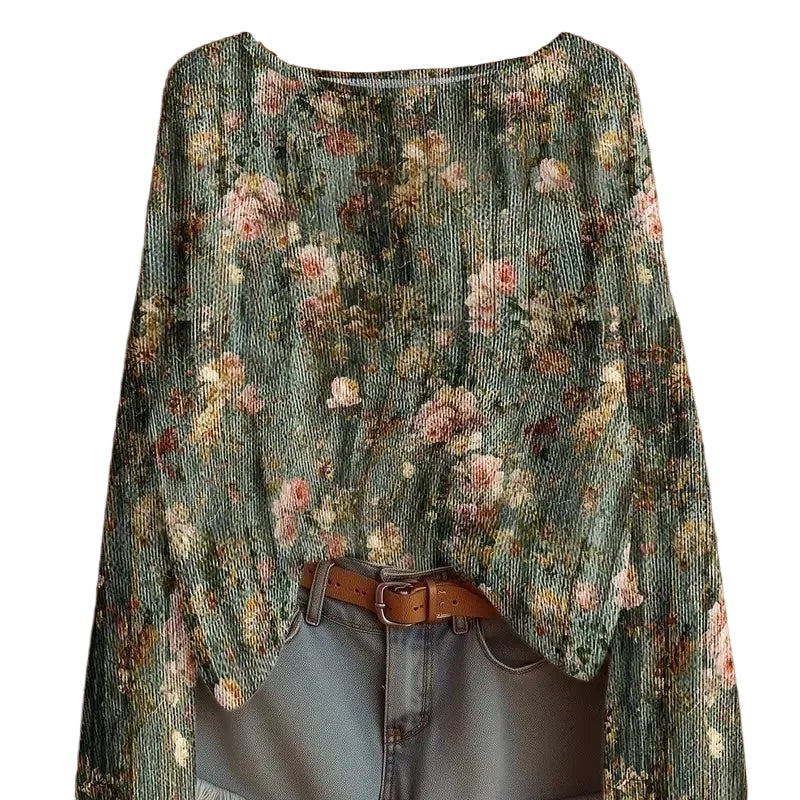 Women's Elegant Long Sleeve Pullover - cas7m