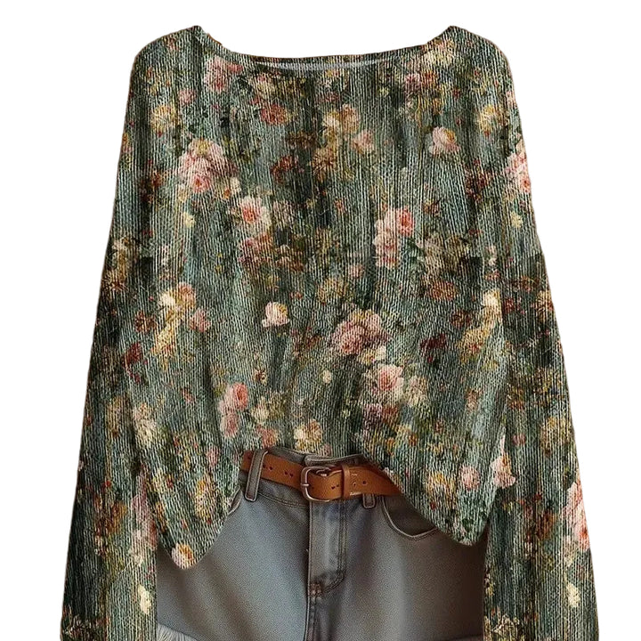 Women's Elegant Long Sleeve Pullover - cas7m