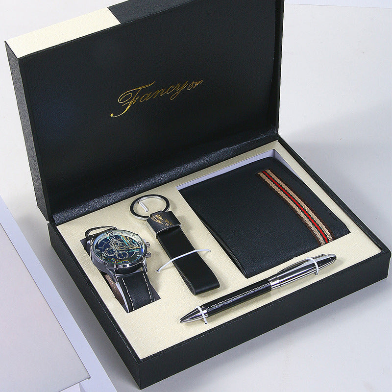 Men's Gift Suit Business Watch Belt - cas7m