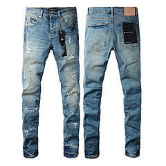 High Street Jeans Black Slim Fit Stretch Skinny Men - cas7m