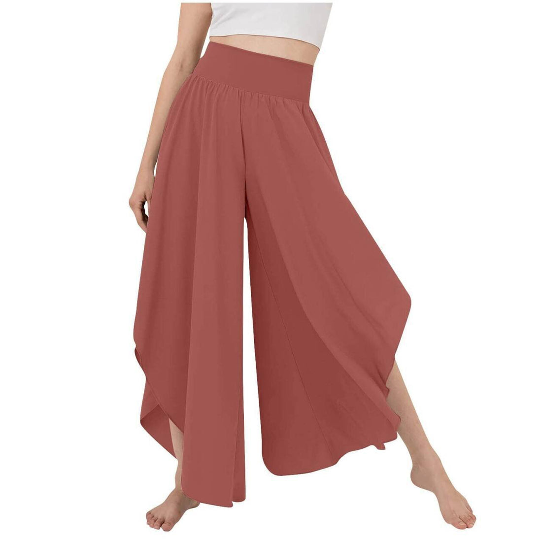 Micro La High Waist Loose Casual Pants - cas7m