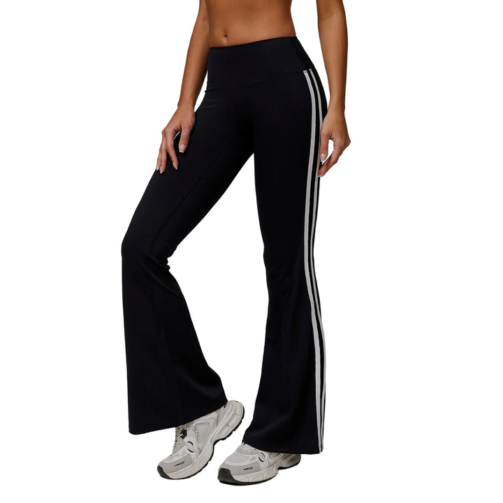 Nude Feel Sports Trousers Slightly Stretch Slimming And Wide Leg Fitness Pants - cas7m
