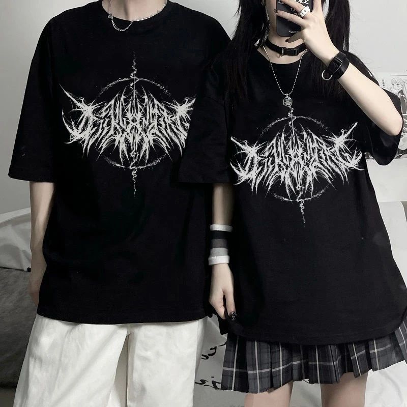 Printed Wings Street Style Cotton T-shirt Men - cas7m