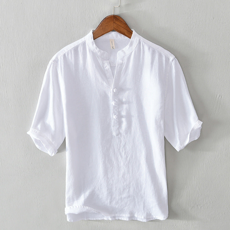 Loose Fashion Japanese Style Retro T-shirt Men - cas7m