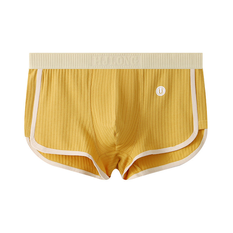 Men's Mid-waist Simple Fashionable Breathable Comfortable Boxers - cas7m