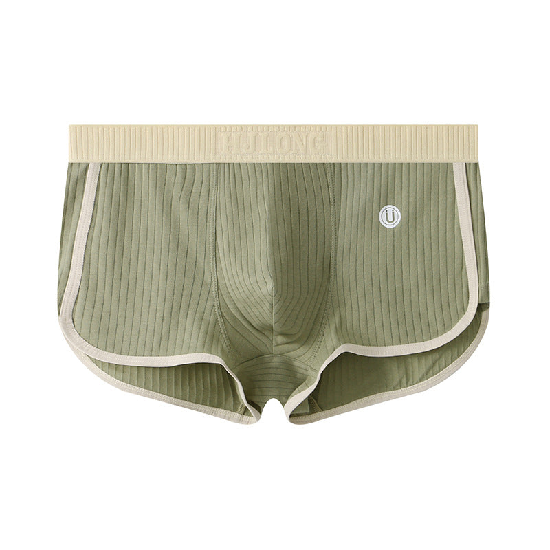 Men's Mid-waist Simple Fashionable Breathable Comfortable Boxers - cas7m