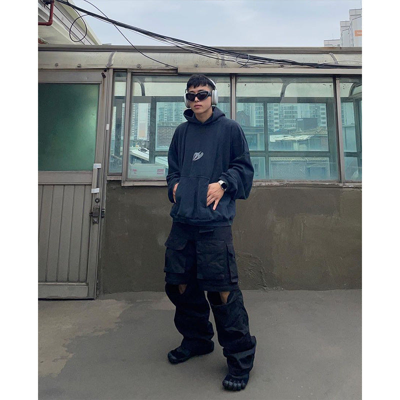 Detachable Functional Tactical Overalls Pants For Men - cas7m