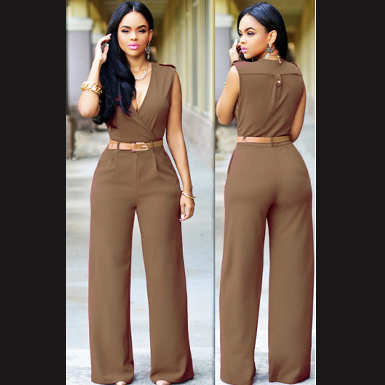 New Women Fashion Jumpsuits Siamese Pants - cas7m