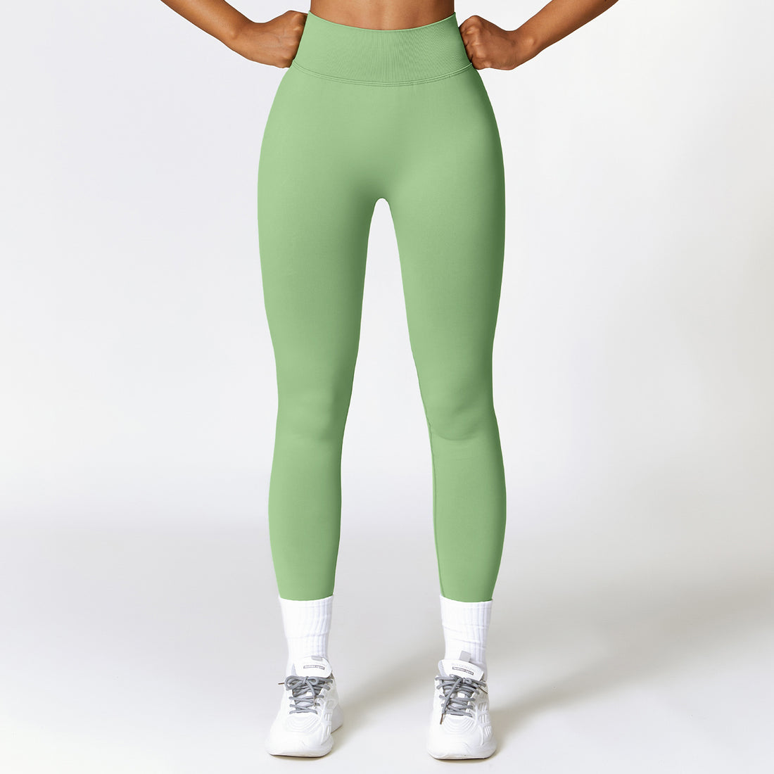 Women's Stretch Slim Fitted Waist Sports Pants - cas7m