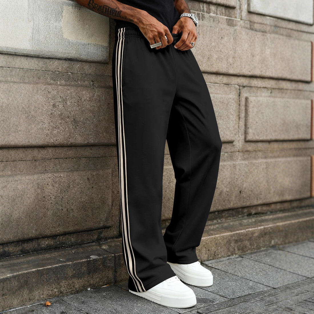 Men's Casual Fitness Straight-leg Sports Pants - cas7m