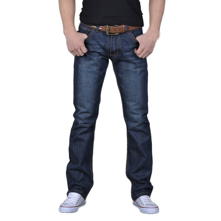 Kangma Men's Stretch Bootcut Jeans