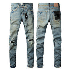 High Street Jeans Black Slim Fit Stretch Skinny Men - cas7m