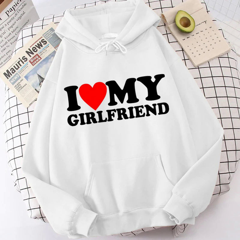I Love My Boyfriend Girlfriend Hoodie - cas7m