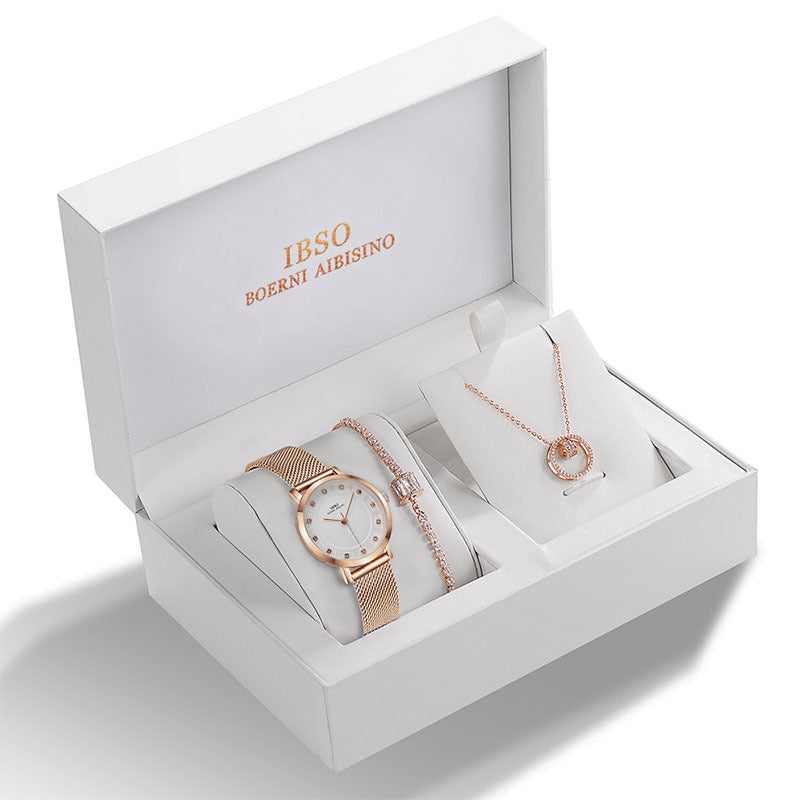 Bracelet ladies watch set - cas7m