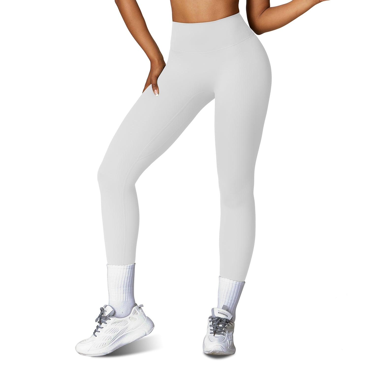 Sturdy High-Waist Yoga Leggings - Tummy Control & Comfort - cas7m