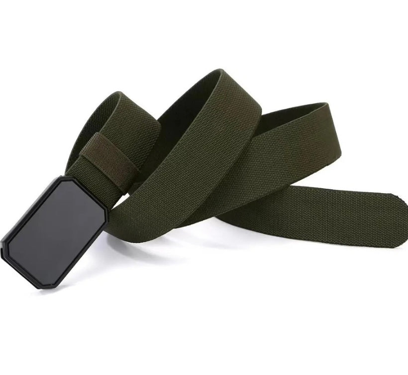Canvas Belt Men's Automatic Buckle Tactical Military Training Belt - cas7m