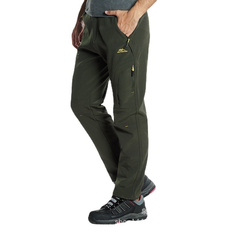 Women's Waterproof Warm And Loose Climbing Pants - cas7m