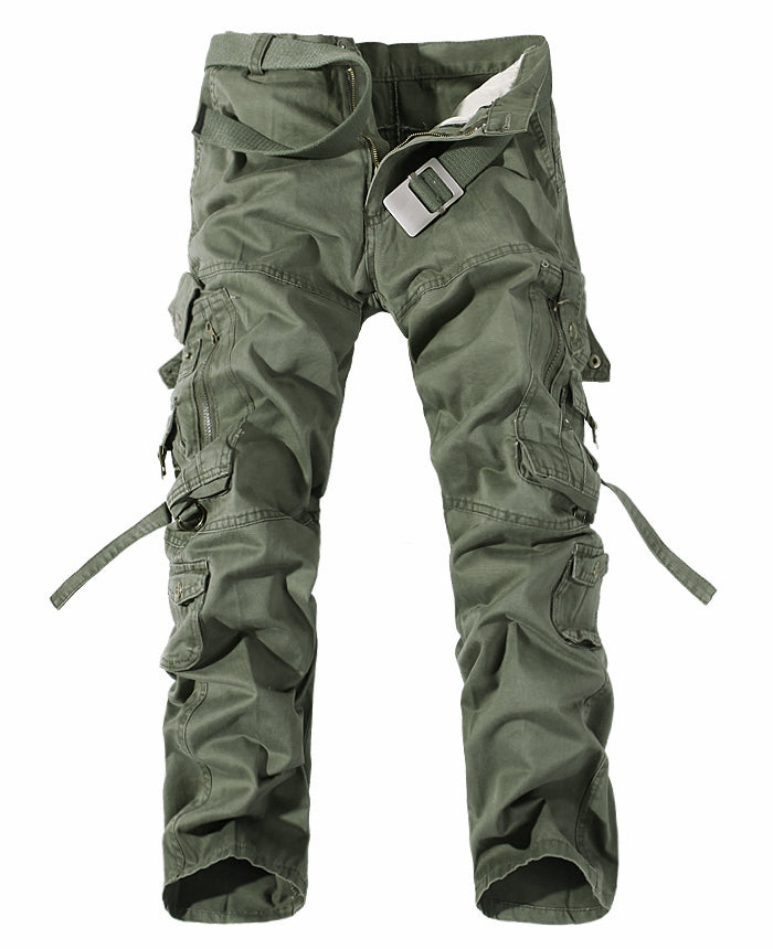 Men's Multi-pocket Cargo Pants Washed Hot Sale Cargo Pants - cas7m