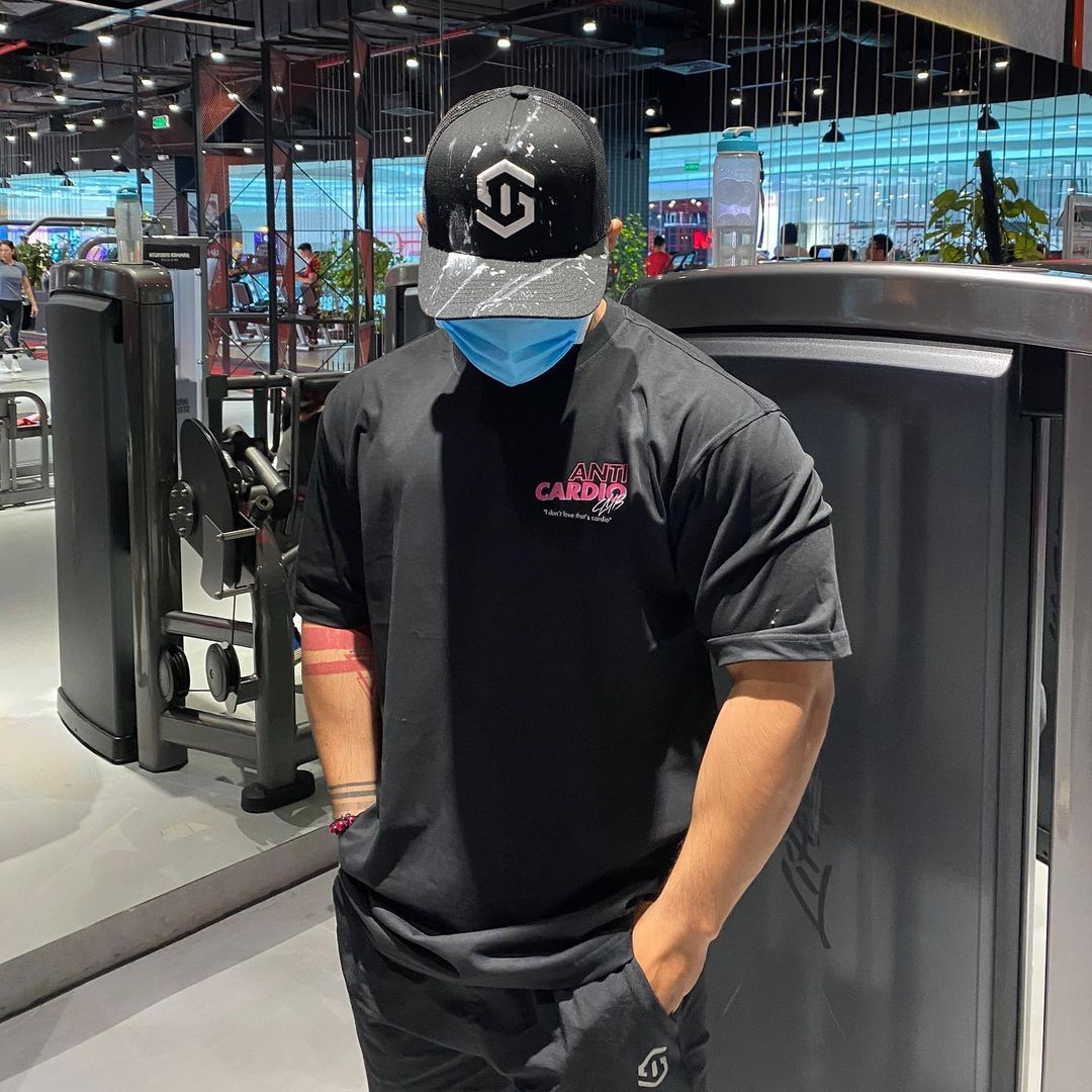 Men Muscular Men Loose Fashion Half Sleeve - cas7m