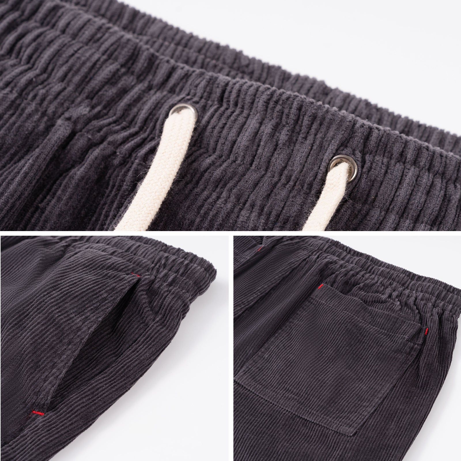 Men Fashionable Casual Cotton Corduroy Shorts - cas7m