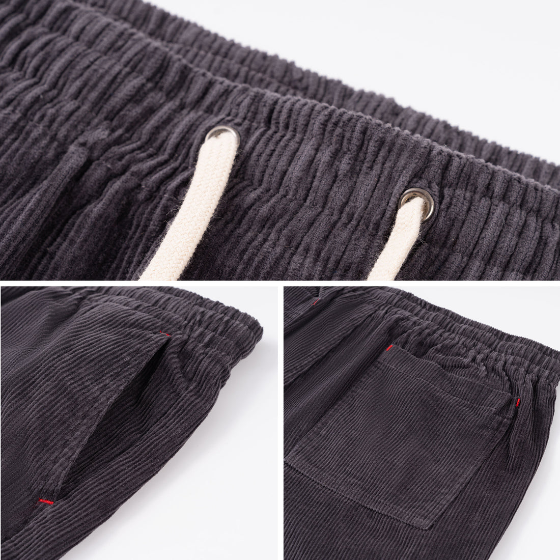 Men Fashionable Casual Cotton Corduroy Shorts - cas7m