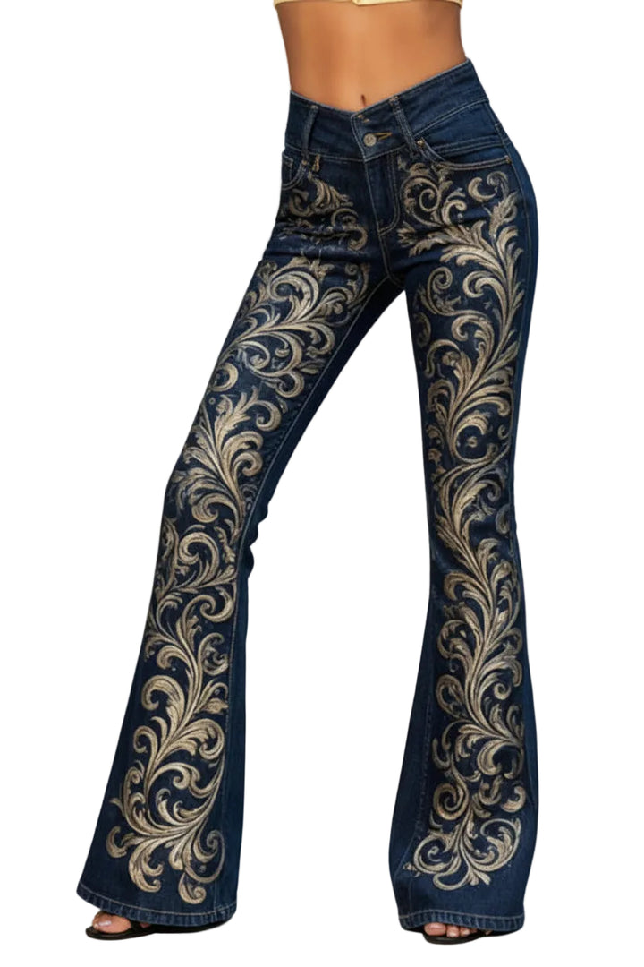 Slim-fit Flared Casual Jeans - cas7m