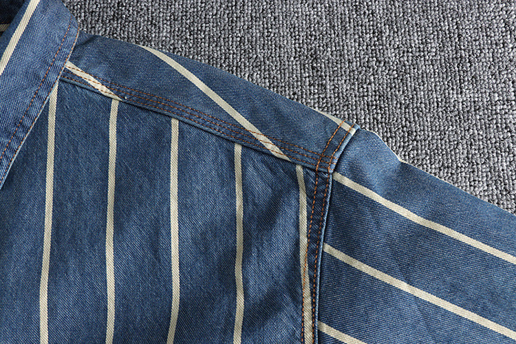 Men's Tooling Style Shirt Coat - cas7m