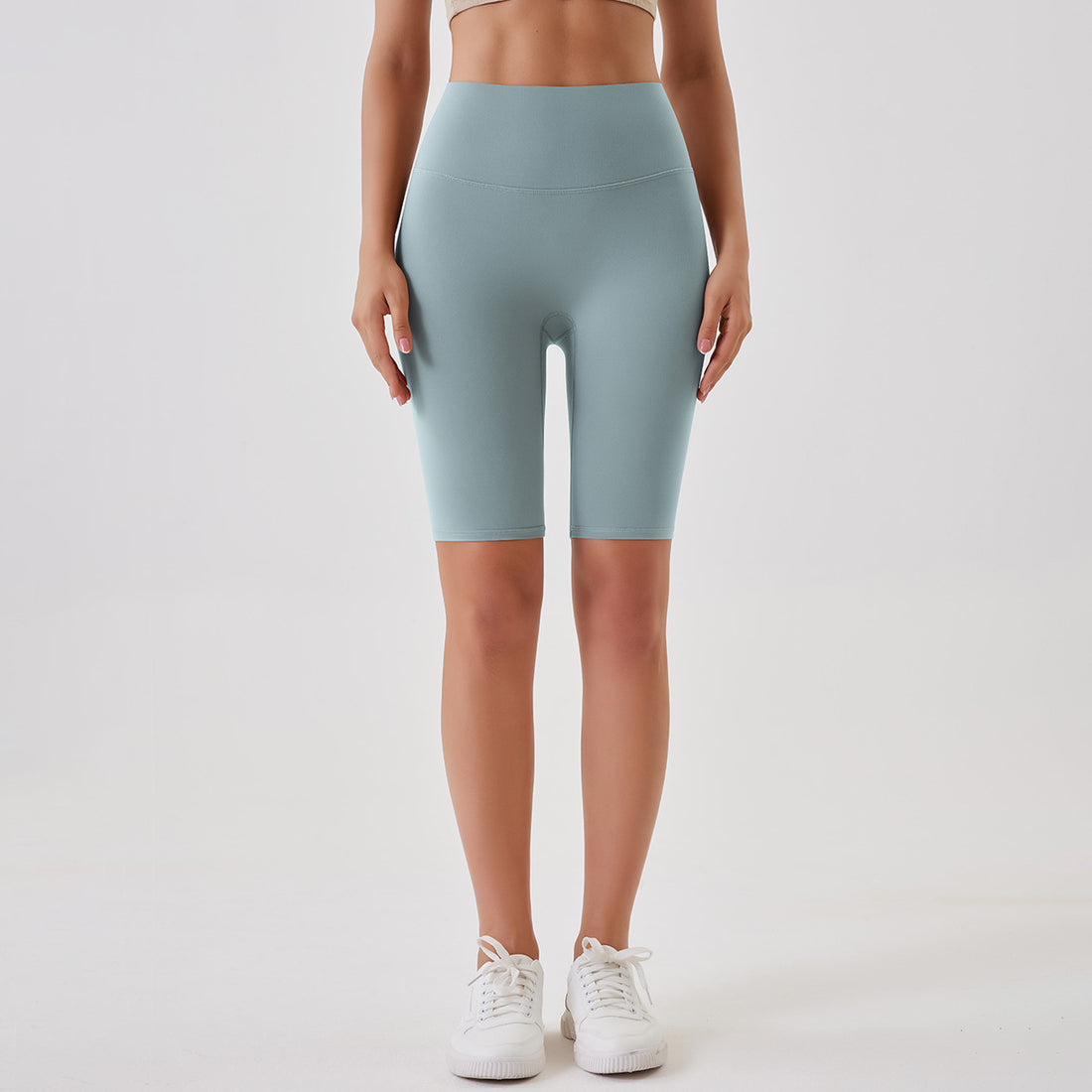 Breathable Double-sided Brushed Yoga Shorts - cas7m