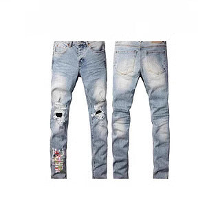 High Street Jeans Black Slim Fit Stretch Skinny Men - cas7m