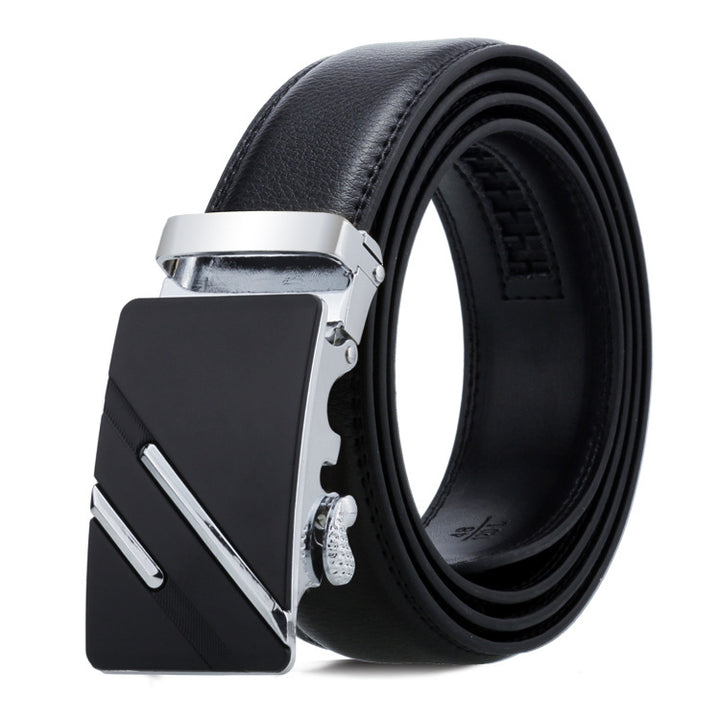 Men's Belt Automatic Buckle Business Trouser Belt - cas7m