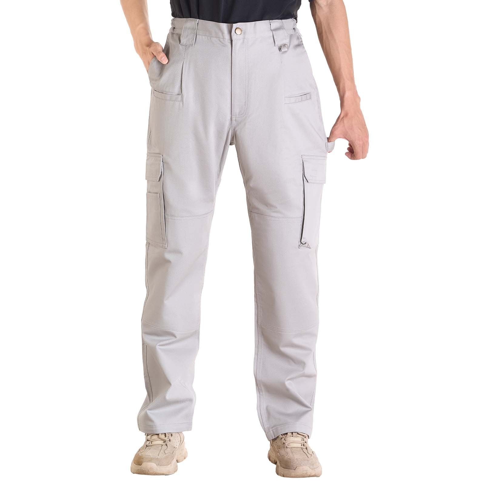 Men’s Flame-Resistant Cotton Work Pants with Utility Pockets - cas7m