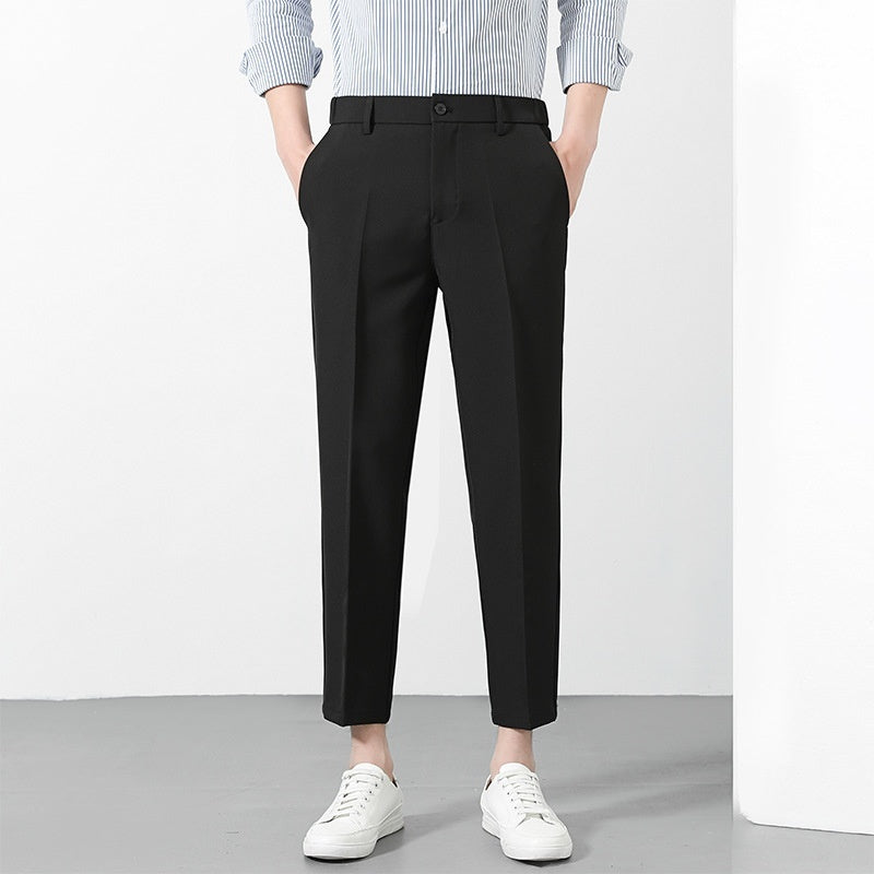 New Suit Pants Men's Ninth Casual Straight Pants - cas7m