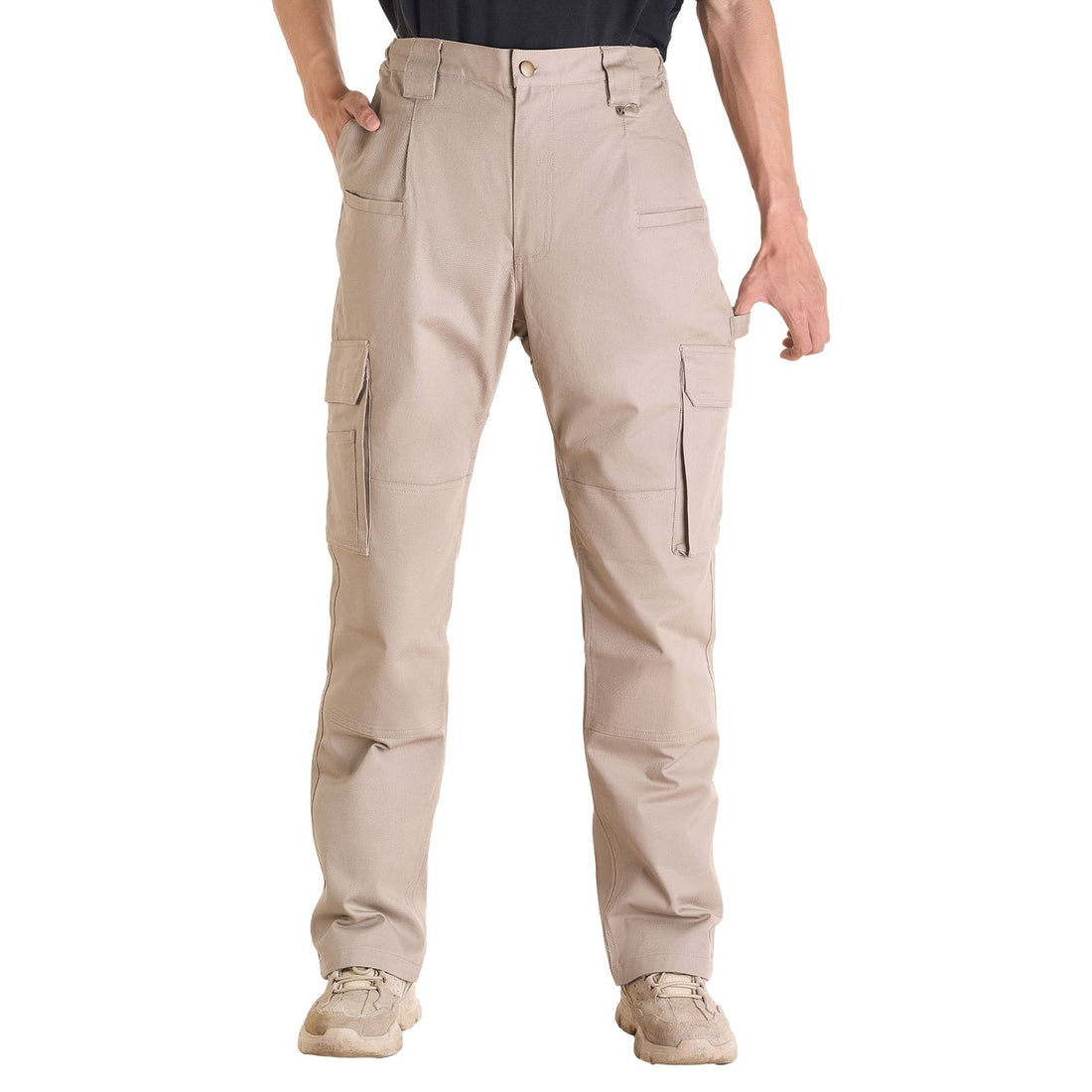 Premium Men's Breathable FR Cargo Pants with Utility Pockets - cas7m