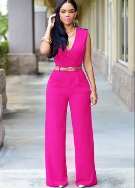 New Women Fashion Jumpsuits Siamese Pants - cas7m